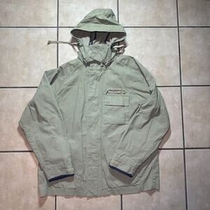Celio* Original Sportswear Mens Size Large Khaki Military Zip Up Jacket Gorpcore